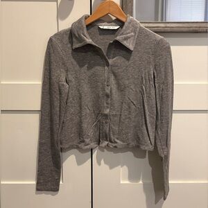 Mango Cardigan - Gray, Small